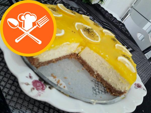 Cheesecake με λεμόνι (πρωτότυπο χωρίς labneh)